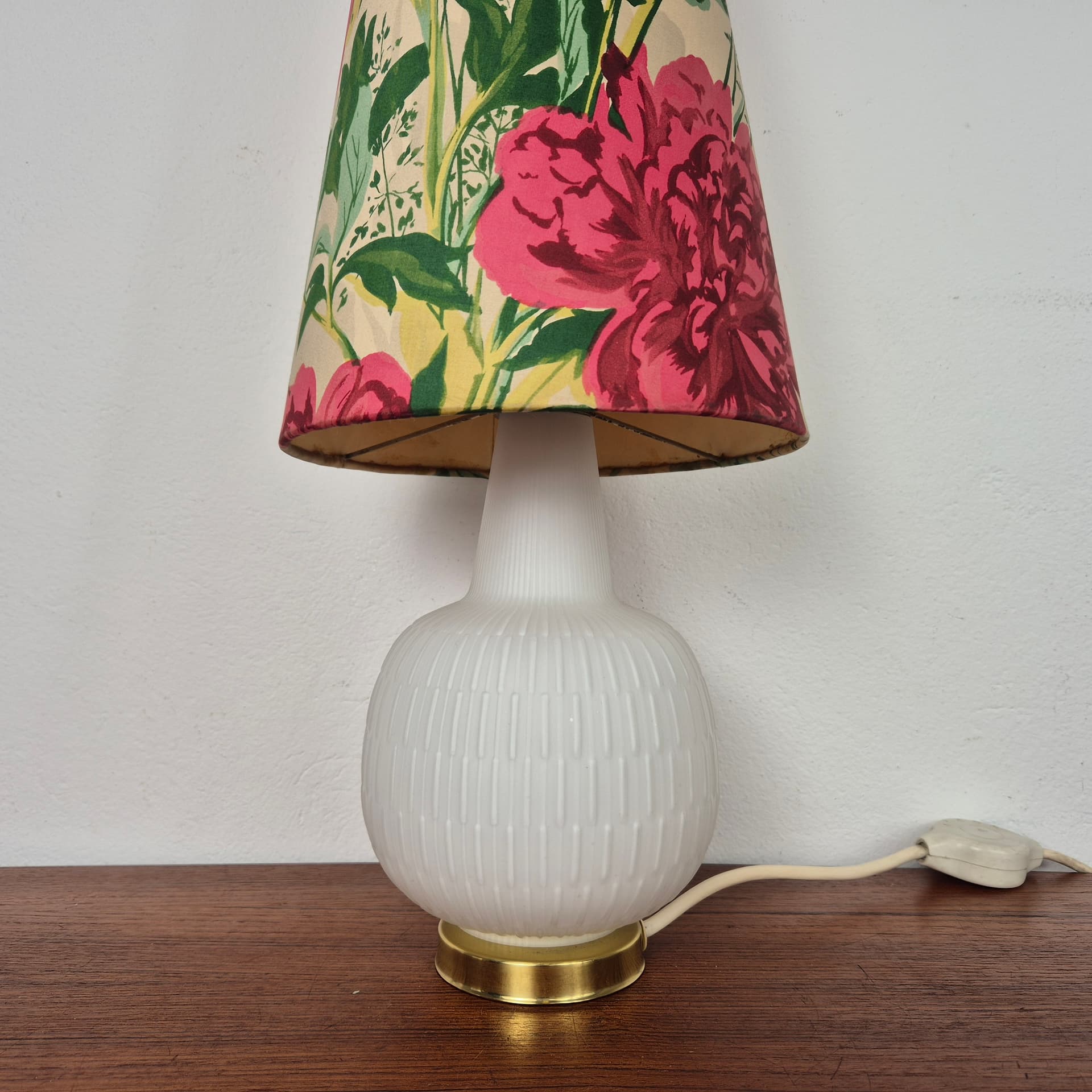 Lampa stołowa, multikolor, szkło, Niemcy, lata 50. - 197530