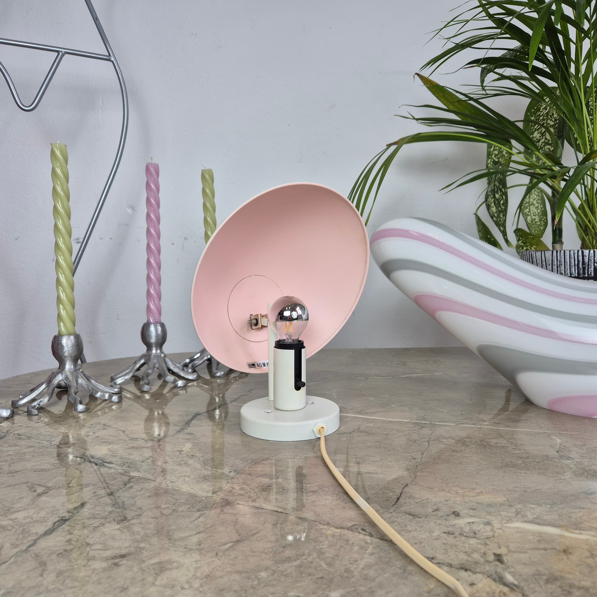 Kinkiet PH Hat, metal ivory white, proj. P. Henningsen, Louis Poulsen, Dania, lata 70. - 197548