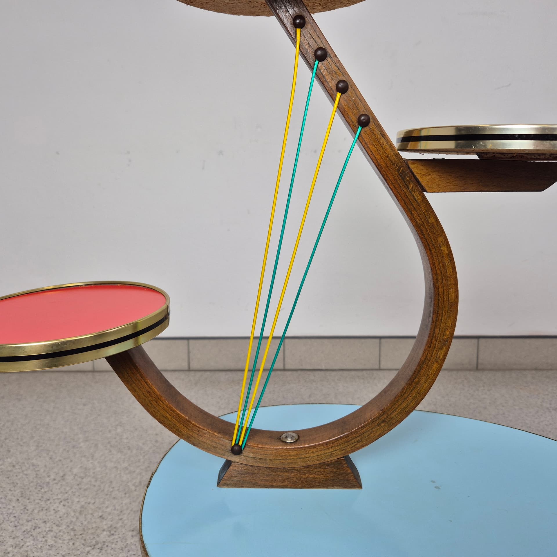 Kwietnik Rockabilly, multikolor, Niemcy, lata 60. - 197576