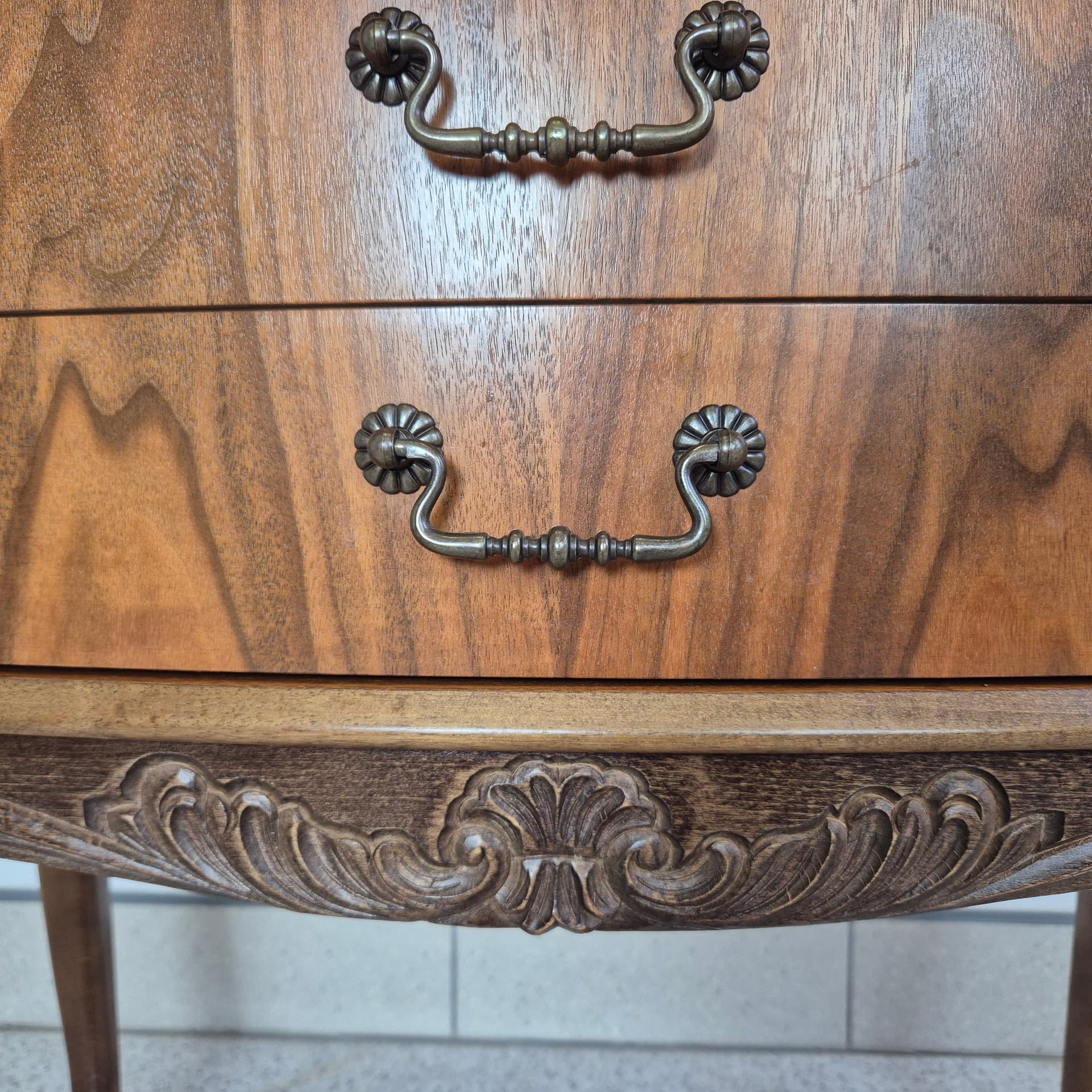 Komódka, orzech brązowy ciemny, Norwegia, lata 70. - 197609