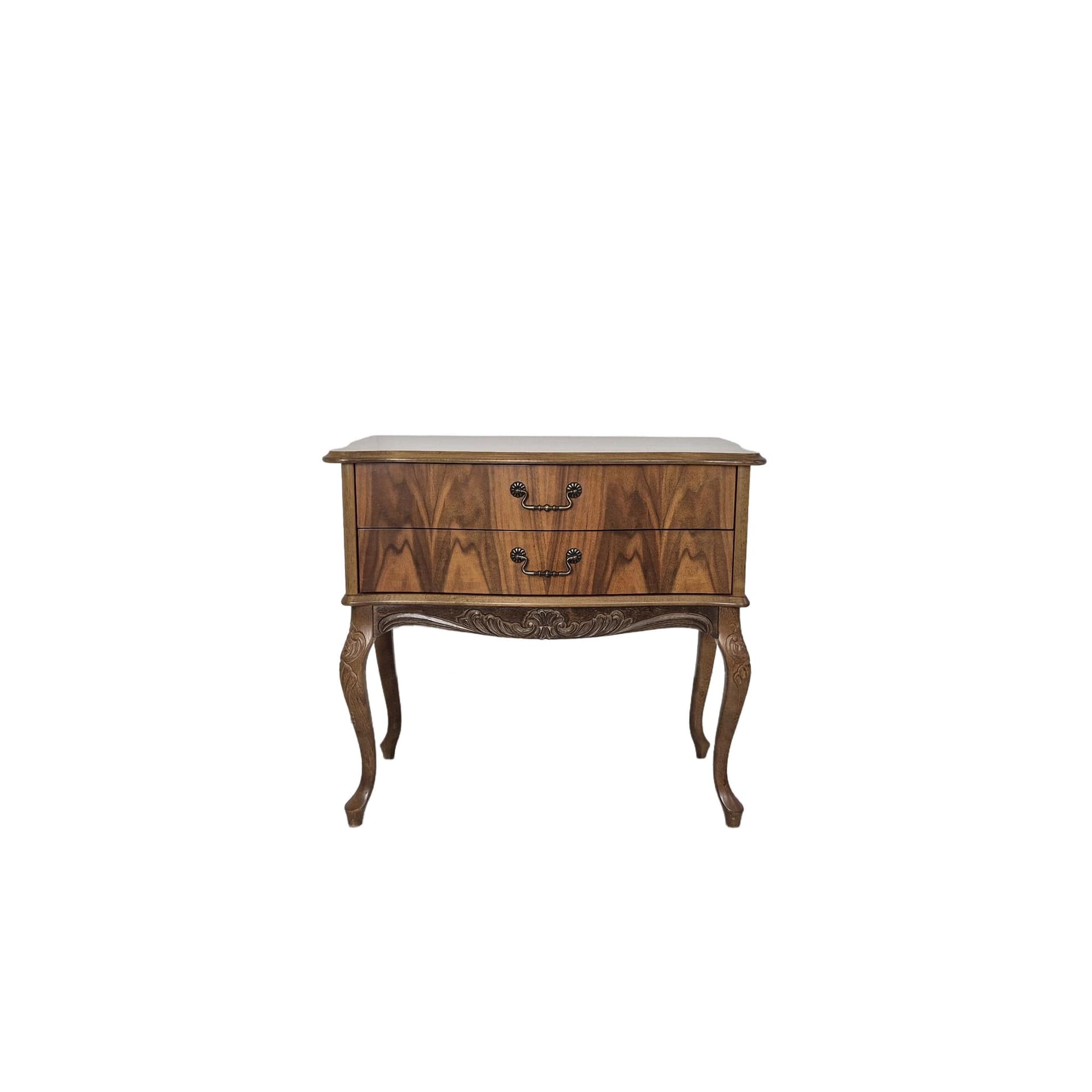 Komódka, orzech brązowy ciemny, Norwegia, lata 70.