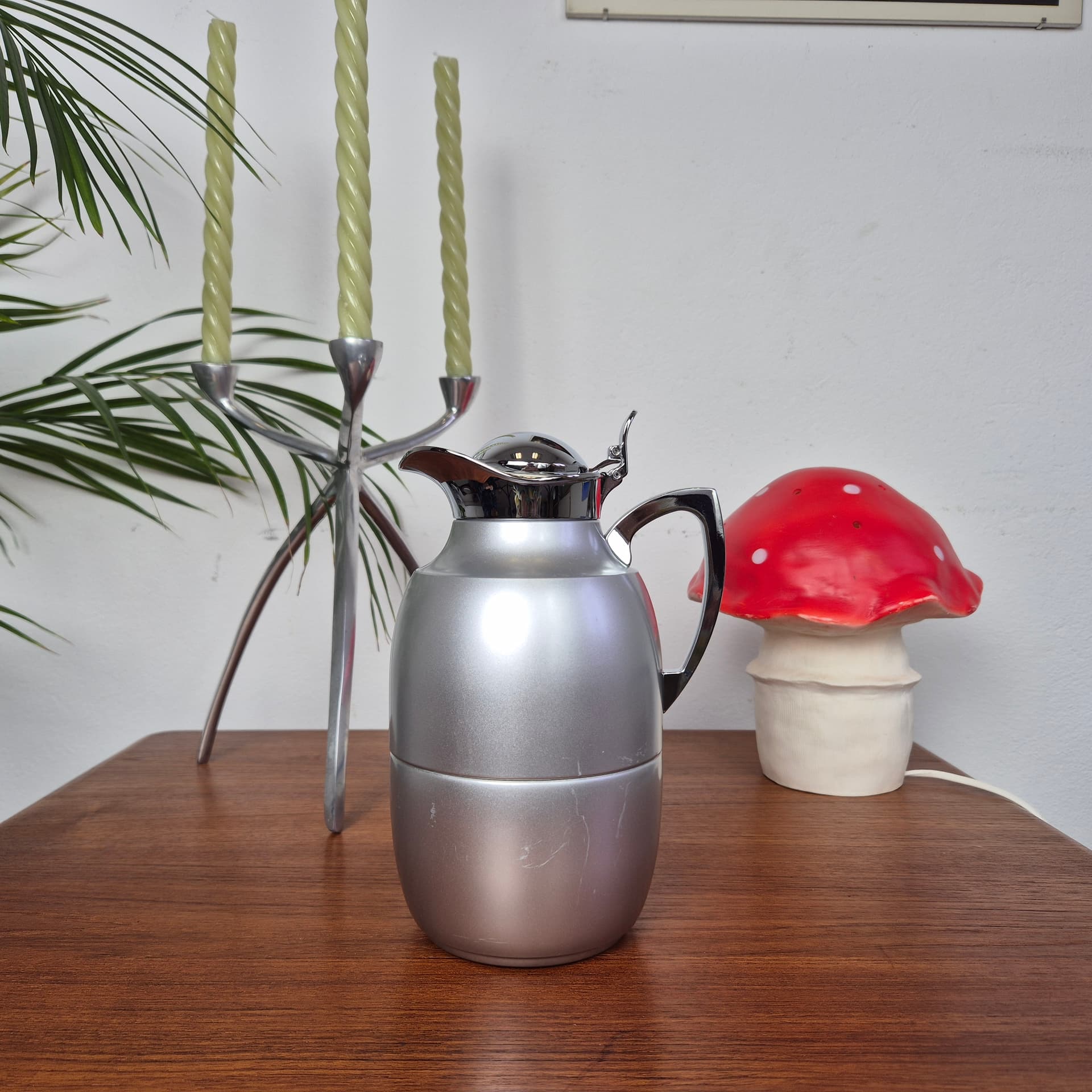 Thermos Juwel, silver, metal, Alfi, Germany, 1980s. - 197775