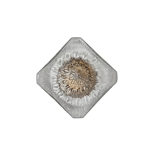 Plafon szklany transparentny, Niemcy, lata 70. - WYMIARY