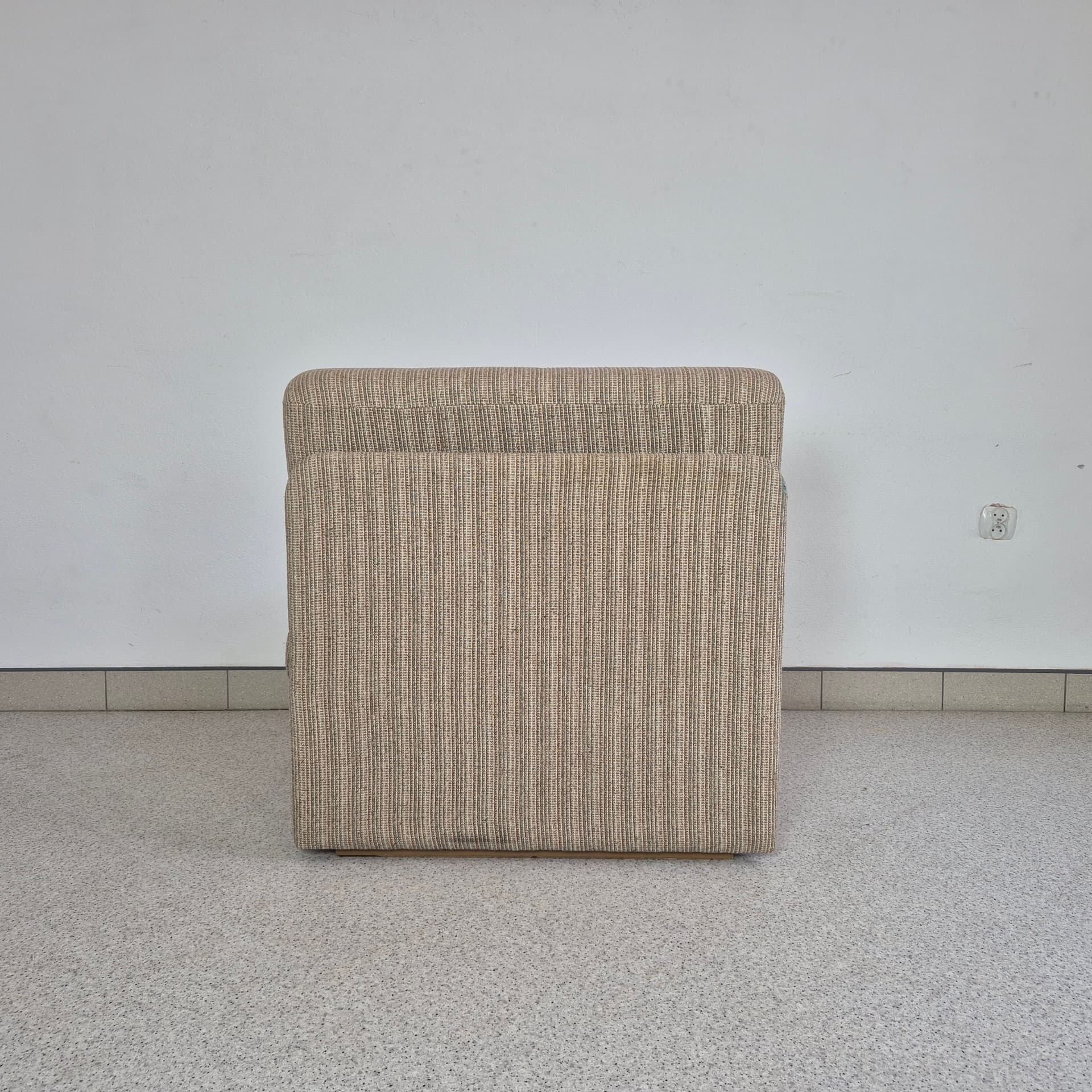 Fold-out armchair, beige fabric, Germany, 1990s. - 197890