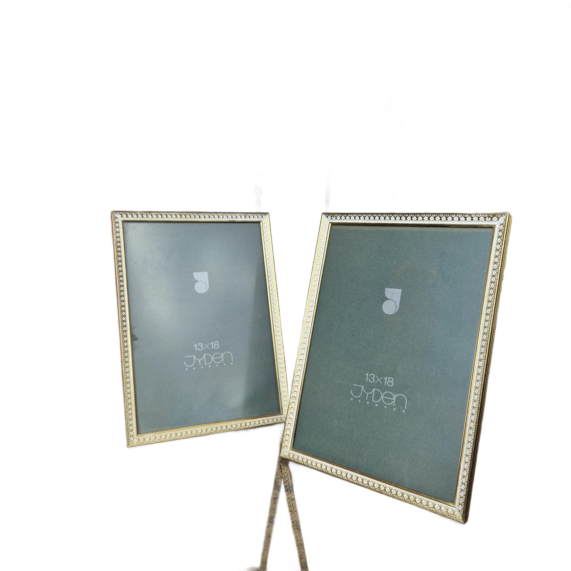 Picture frame, golden brass, Denmark, 1970s.