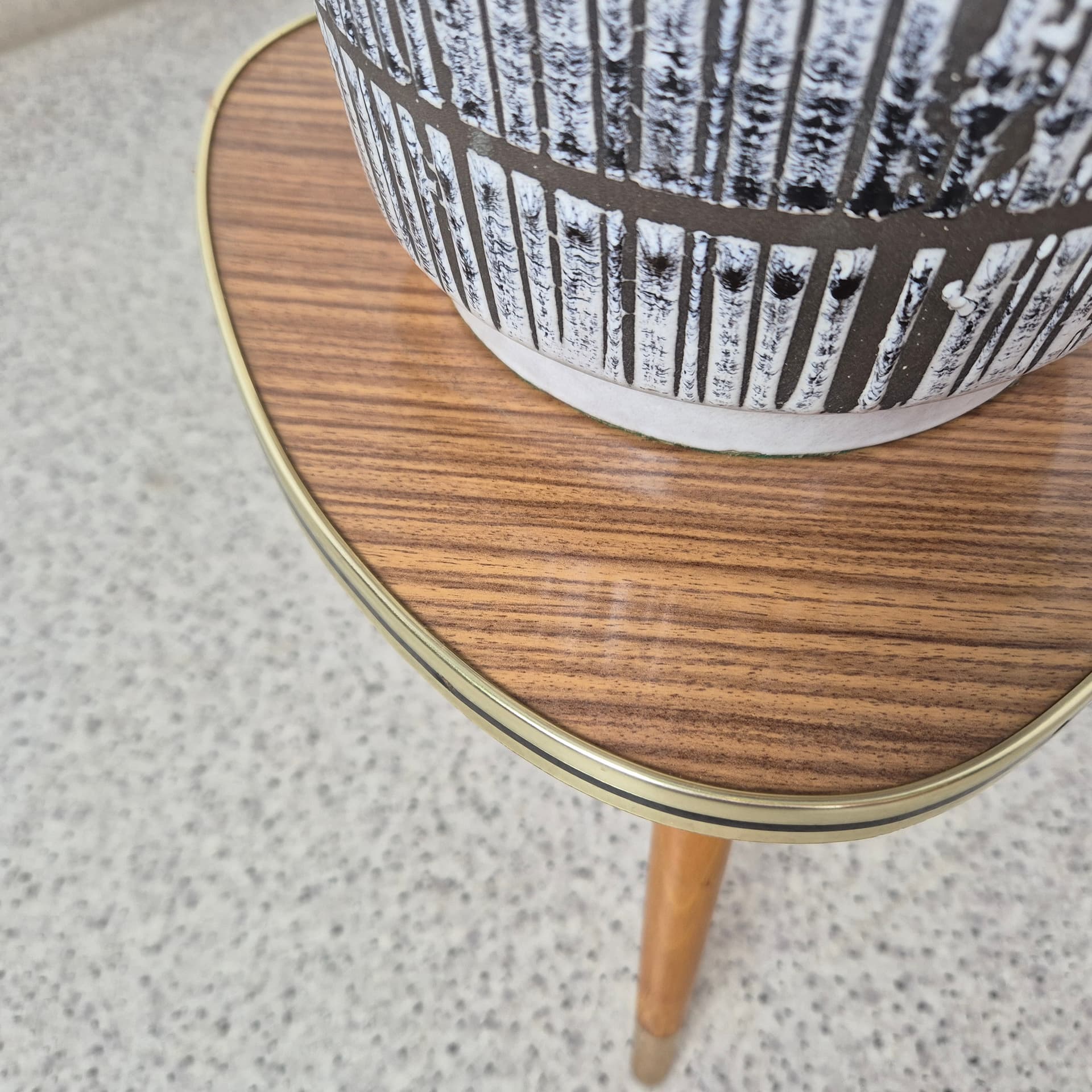 Kwietnik Rockabilly, brązowy jasny, Niemcy, lata 60. - 197907