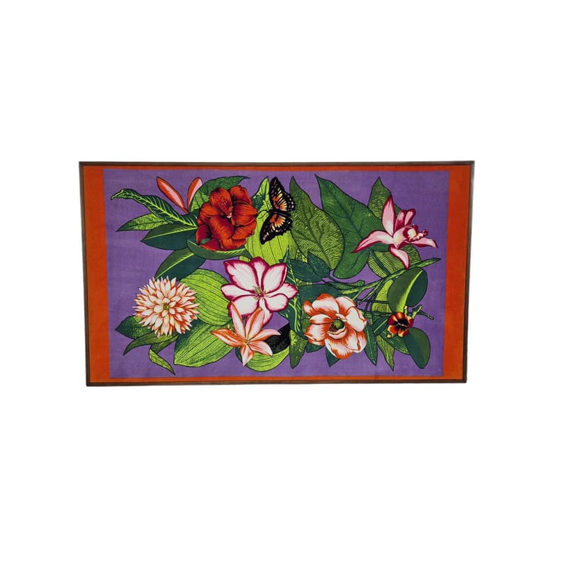 Wezgłowie, multikolor, drewno tekowe, Dania, lata 60.