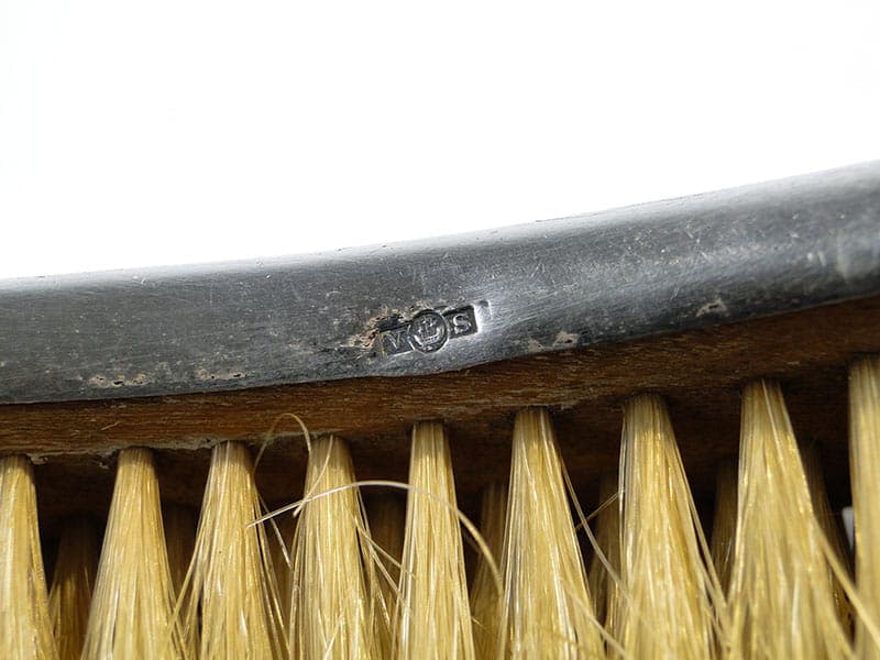 Zestaw stołowy secesyjny, srebrny, mosiądz, Francja, XIX w. - 198006