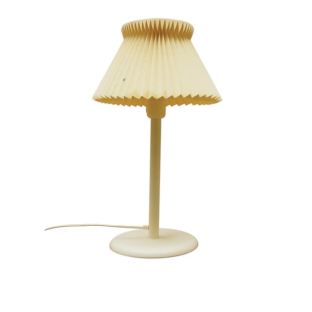 Lampa biurkowa, beżowy, metal, Dania, lata 60. - WYMIARY