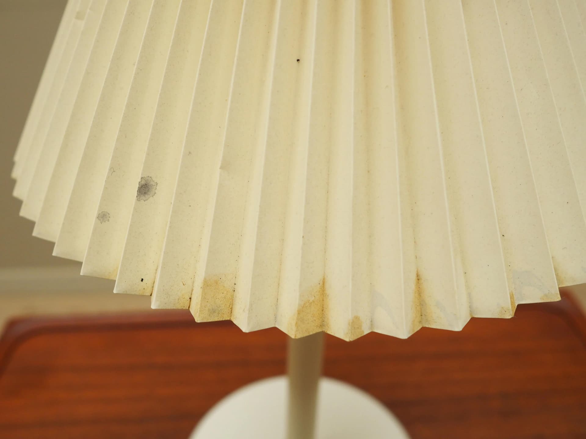 Lampa biurkowa, beżowy, metal, Dania, lata 60. - 13808