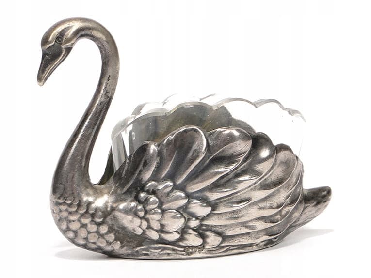 Salt Cellar Swan, Silver, Germany, 19th c. - 198149