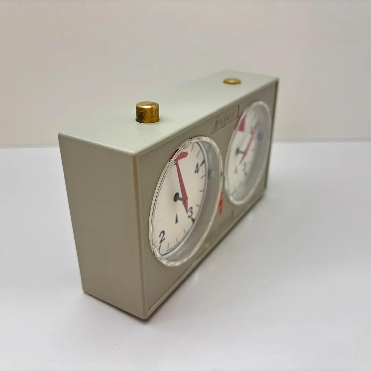 Zegar szachowy, grey, plastik, Jerger, Niemcy, lata 70. - 13868