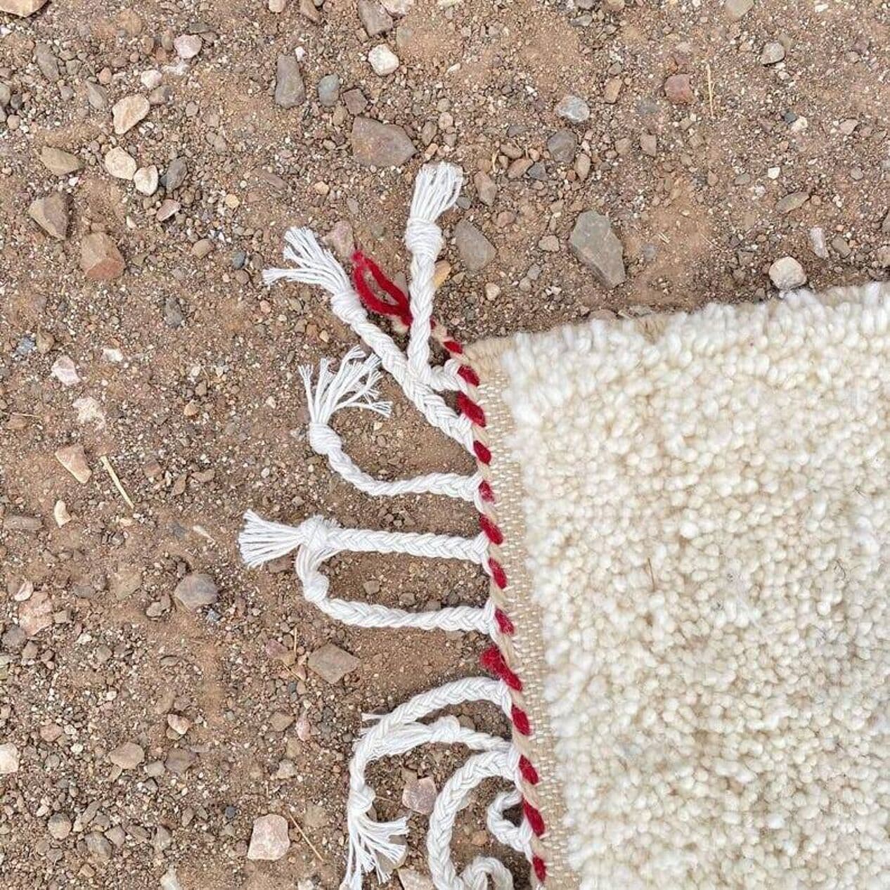 Ręcznie tkany dywan 140x260 cm, wełna, wielokolorowy, Maroko - 200311