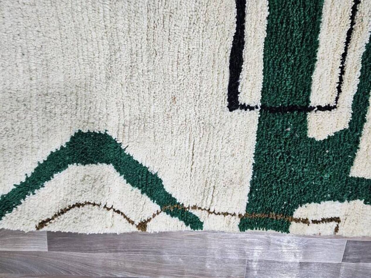 Ręcznie tkany dywan 150x250 cm, wełna, multikolor, Maroko - 200266