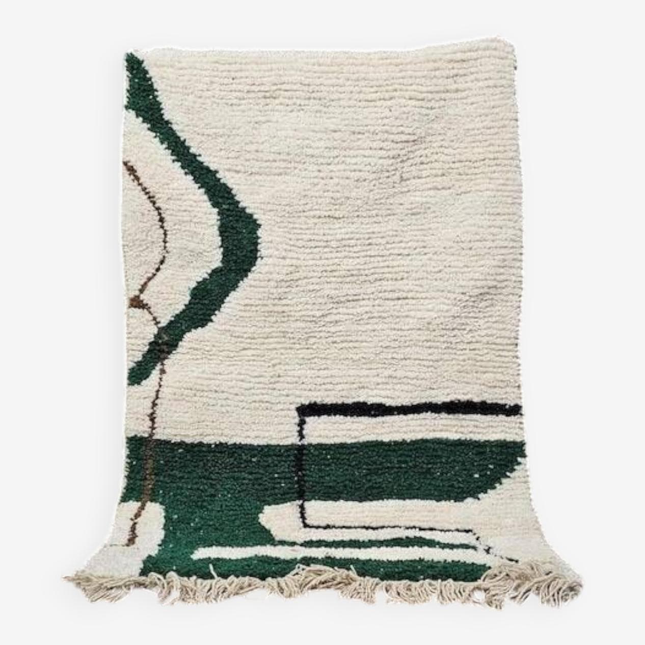 Ręcznie tkany dywan 150x250 cm, wełna, multikolor, Maroko - 200262