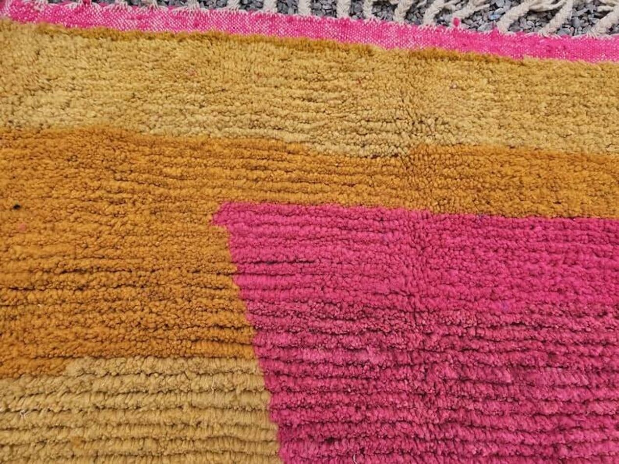 Ręcznie tkany dywan 100x200 cm, wełna, multikolor, Maroko - 200181