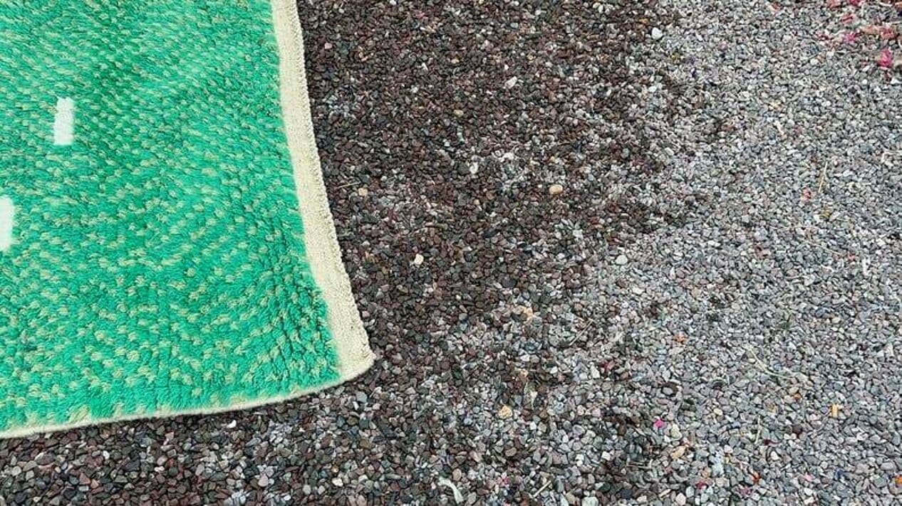 Ręcznie tkany dywan 260x140 cm, wełna, multikolor, Maroko - 200162