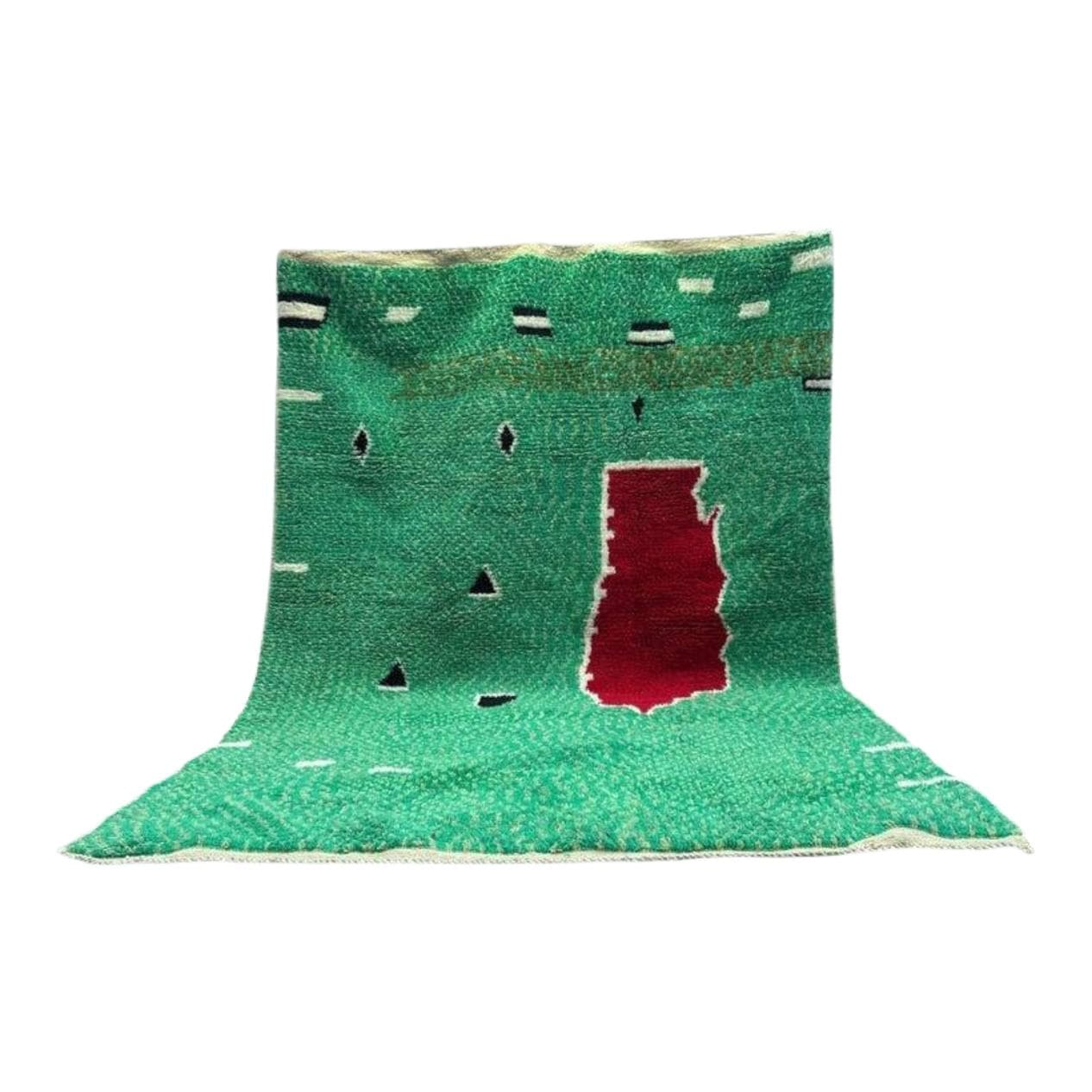 Ręcznie tkany dywan 260x140 cm, wełna, multikolor, Maroko