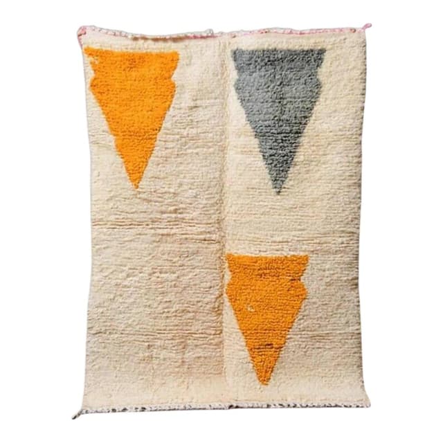 Ręcznie tkany dywan 170x230 cm, wełna, wielokolorowy, Maroko - WYMIARY