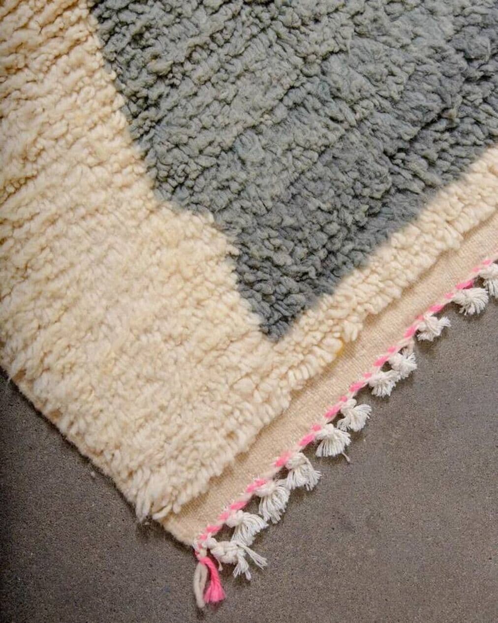 Ręcznie tkany dywan 170x230 cm, wełna, wielokolorowy, Maroko - 200108