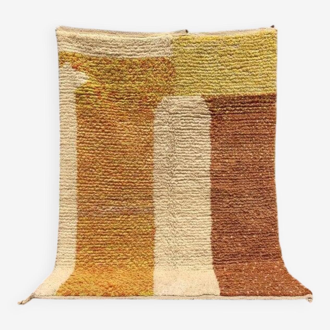 Ręcznie tkany dywan 150x250 cm, wełna, multikolor, Maroko - 200015