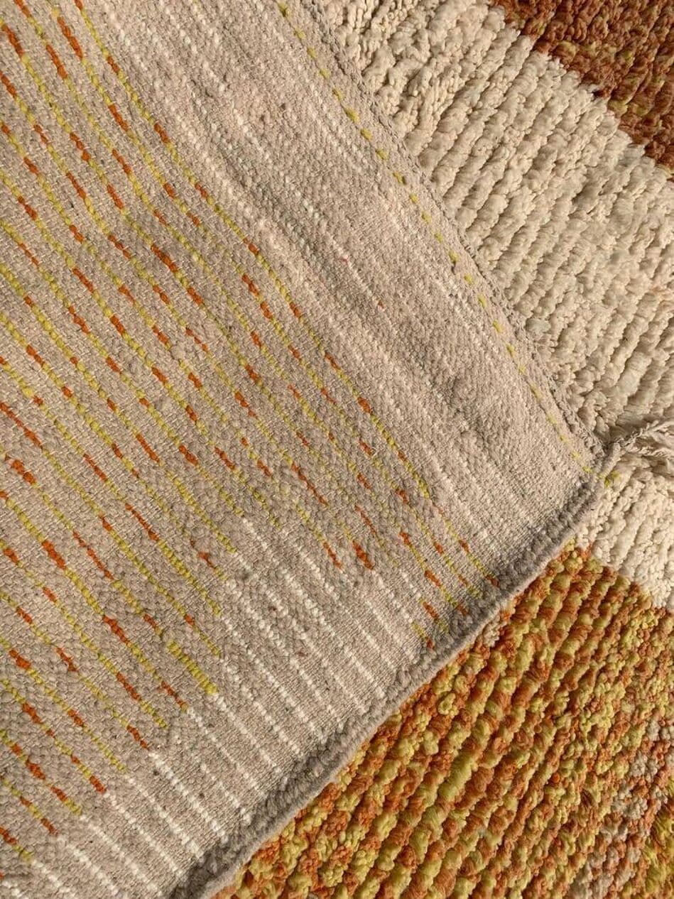 Ręcznie tkany dywan 150x250 cm, wełna, multikolor, Maroko - 200018