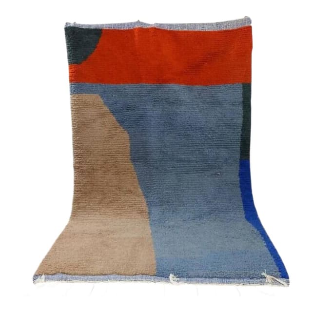 Ręcznie tkany dywan 150x250 cm, wełna, wielokolorowy, Maroko - WYMIARY