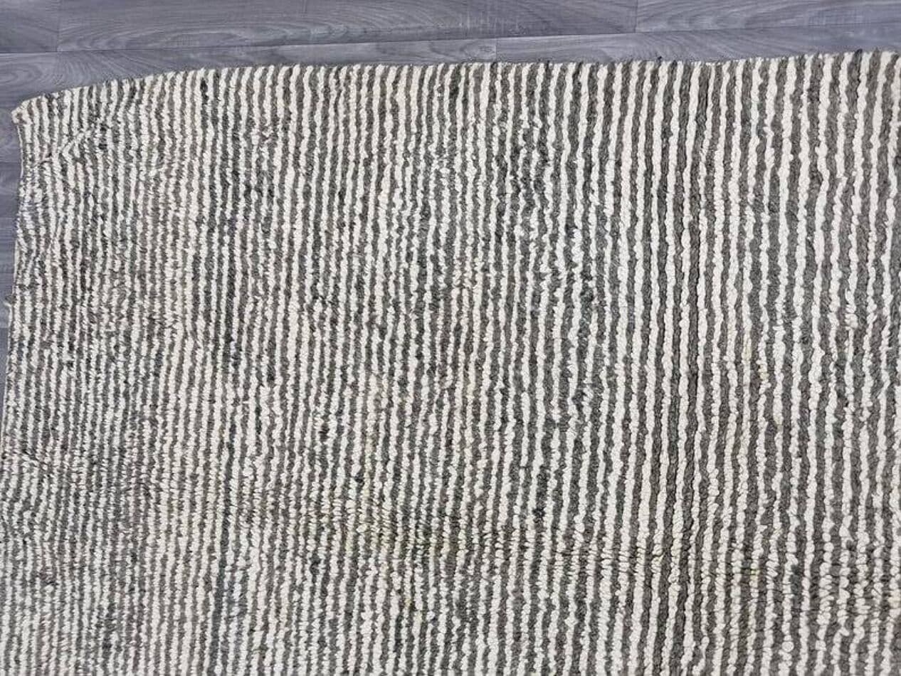 Ręcznie tkany dywan 150x250 cm, wełna, beżowy, Maroko - 199811