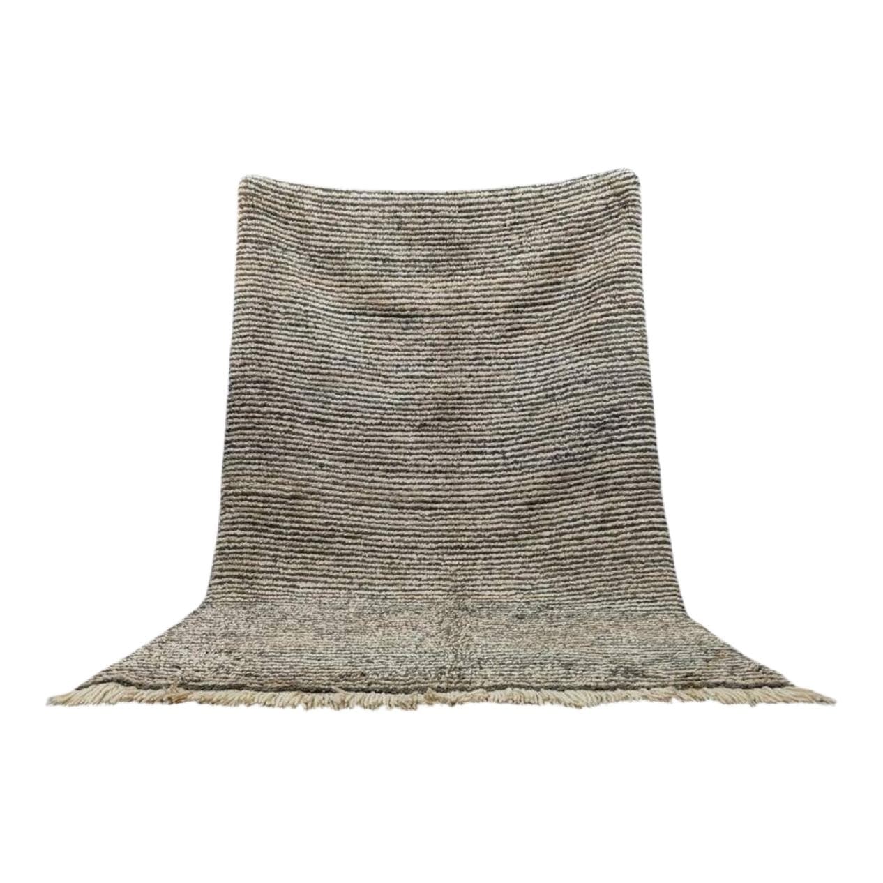 Ręcznie tkany dywan 150x250 cm, wełna, beżowy, Maroko