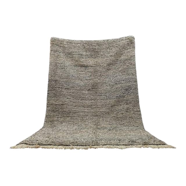 Ręcznie tkany dywan 150x250 cm, wełna, beżowy, Maroko - WYMIARY