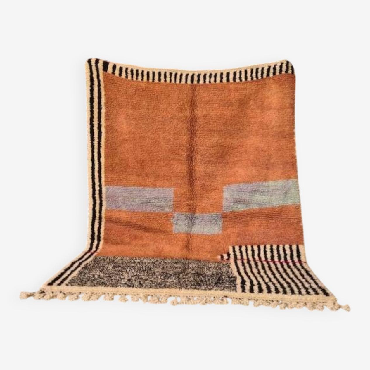 Ręcznie tkany dywan 150x250 cm, wełna, multikolor, Maroko - 199600