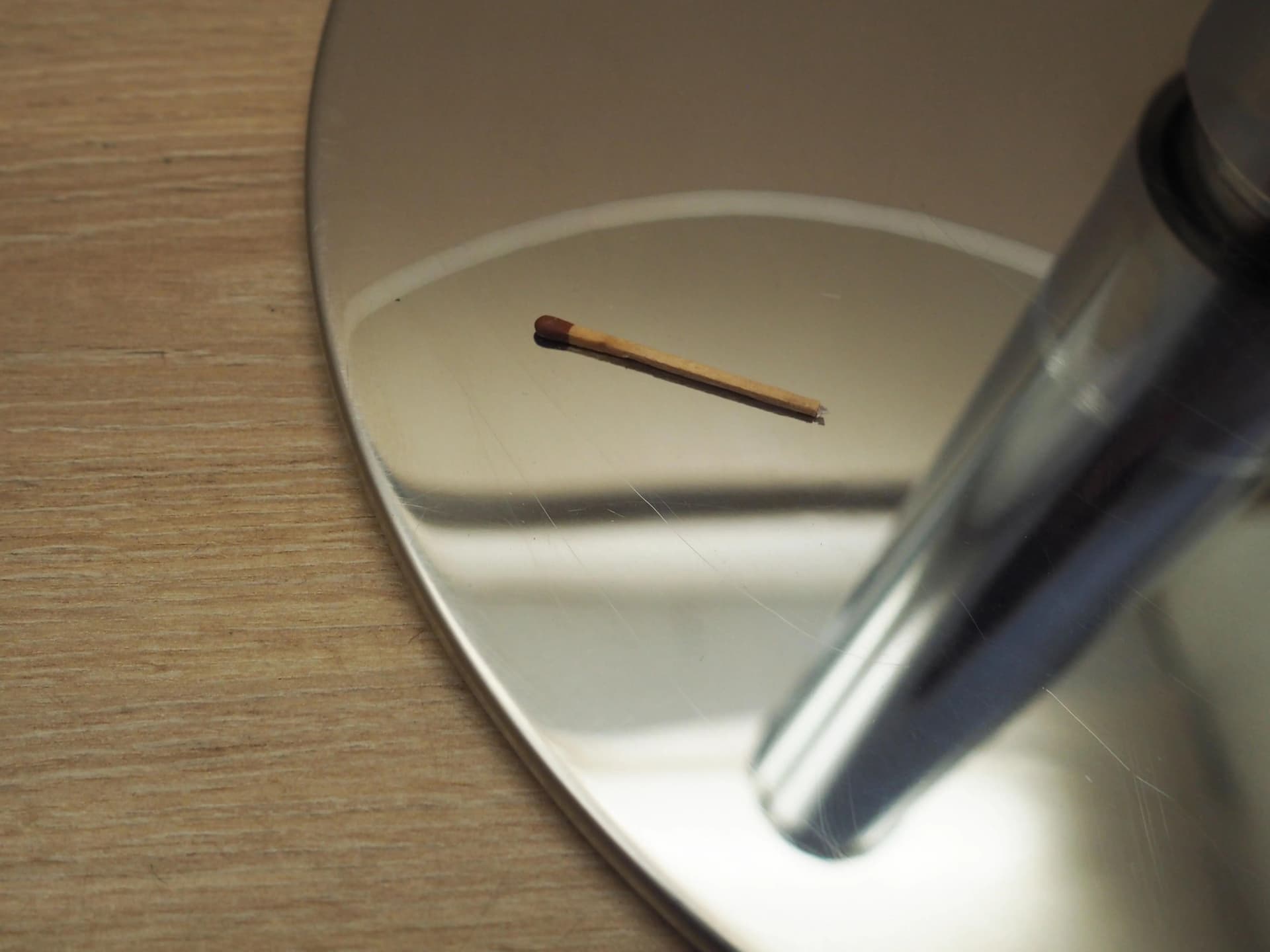 Stolik kawowy, szkło transparent, metal chromowany, BoConcept, Dania, lata 70. - 14415