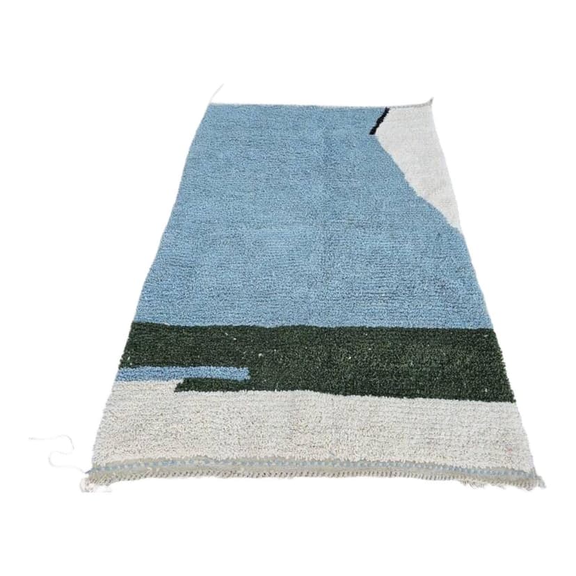 Ręcznie tkany dywan 150x250 cm, wełna, multikolor, Maroko