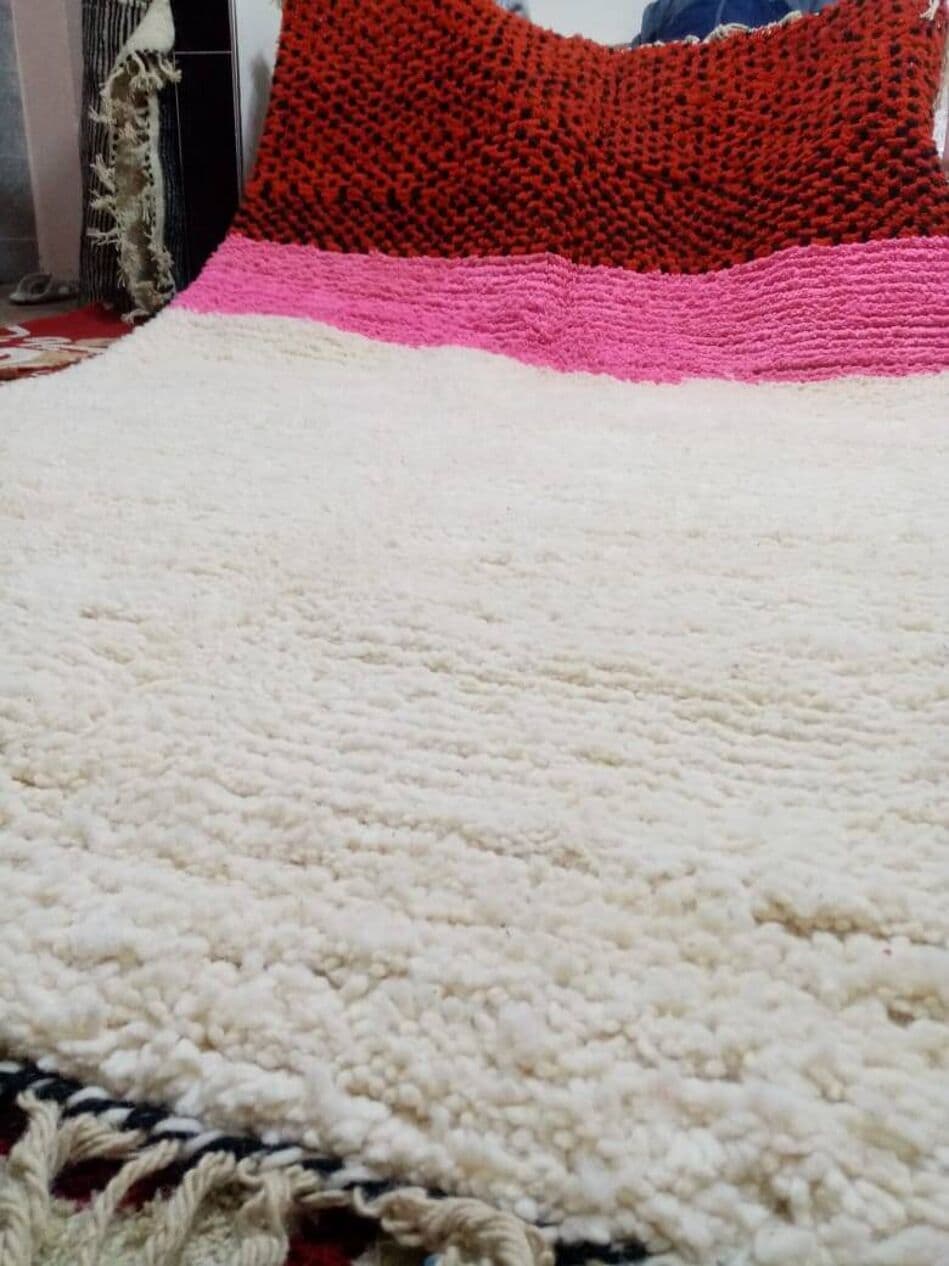 Ręcznie tkany dywan 150x250 cm, wełna, wielokolorowy, Maroko - 199395