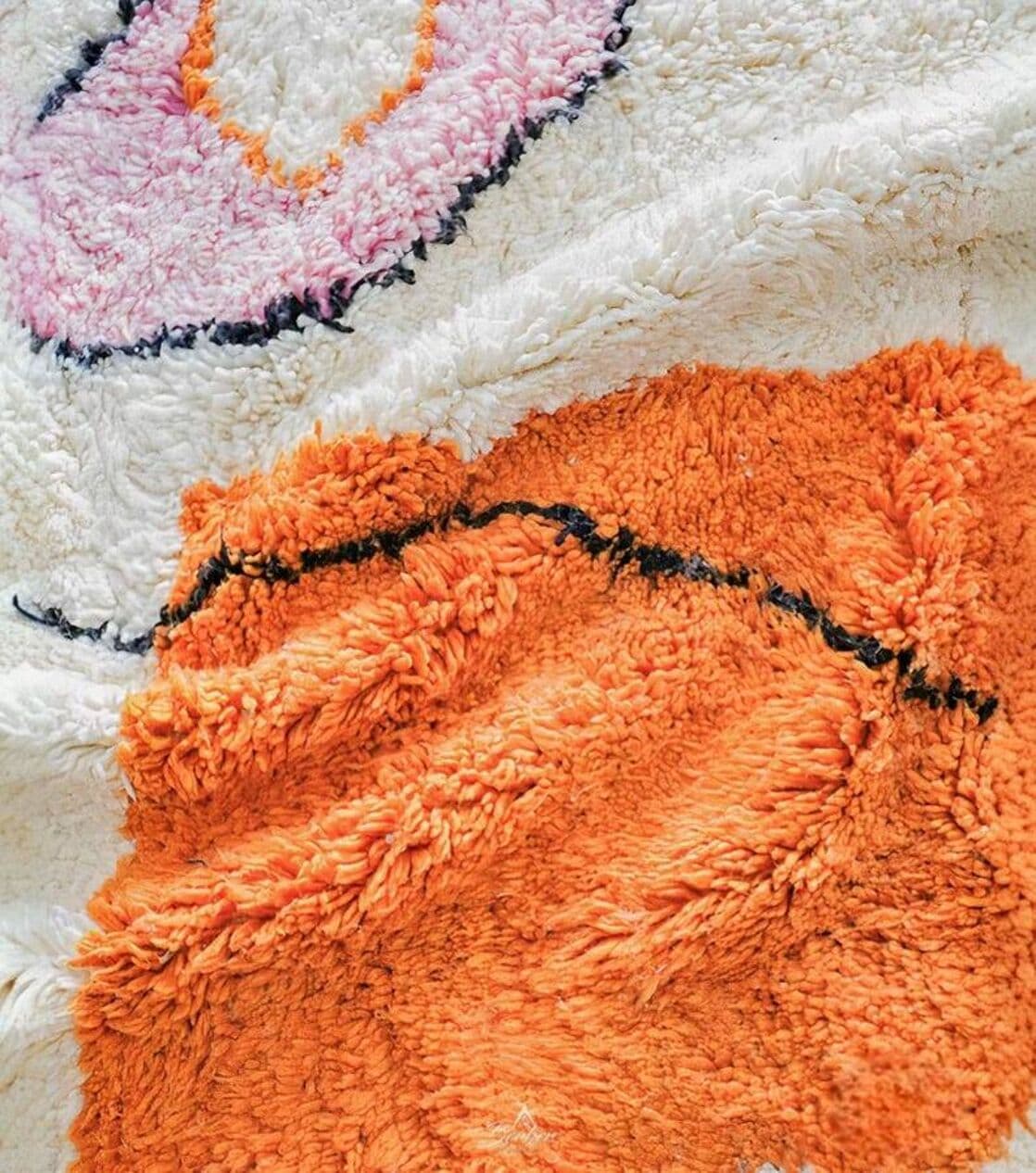 Ręcznie tkany dywan 200x300 cm, wełna, multikolor, Maroko - 199359