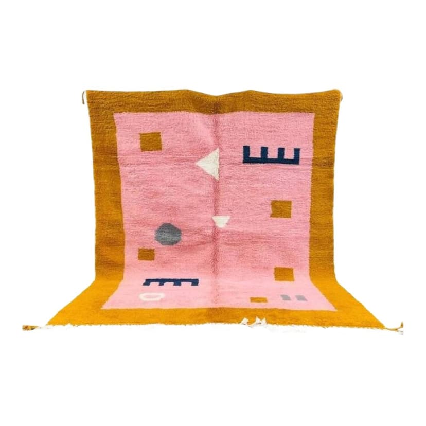 Ręcznie tkany dywan 200x300 cm, wełna, wielokolorowy, Maroko