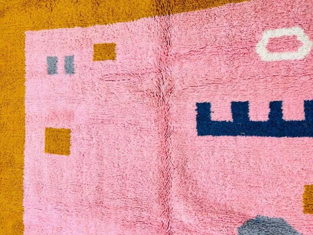 Ręcznie tkany dywan 200x300 cm, wełna, wielokolorowy, Maroko - 199242