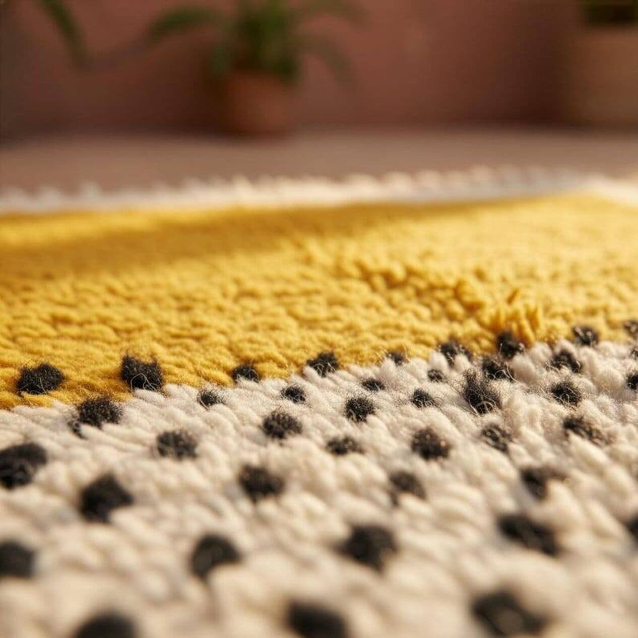 Ręcznie tkany dywan 250x150 cm, wełna, multikolor, Maroko - 199206