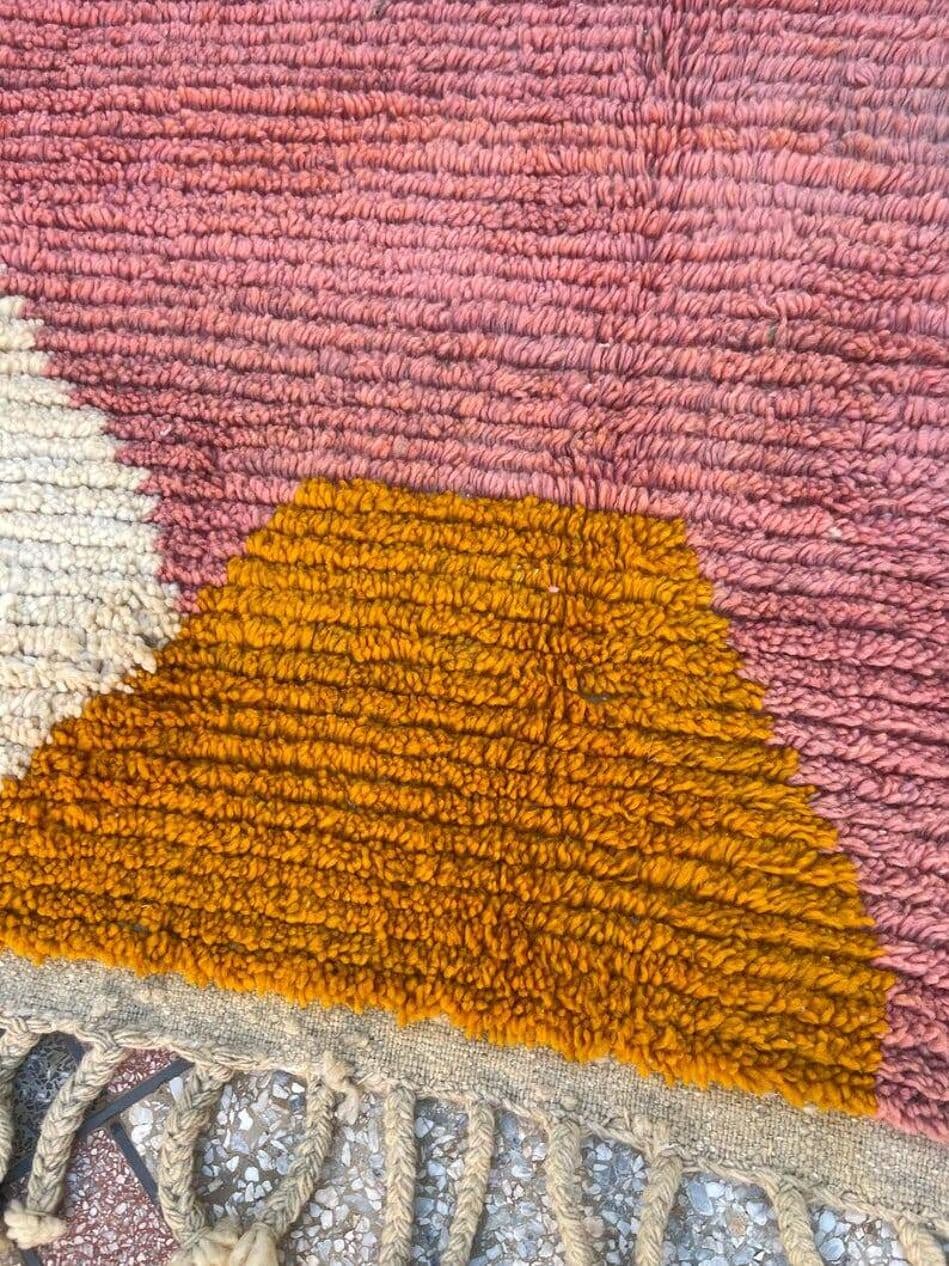 Ręcznie tkany dywan 250x150 cm, wełna, multikolor, Maroko - 199154