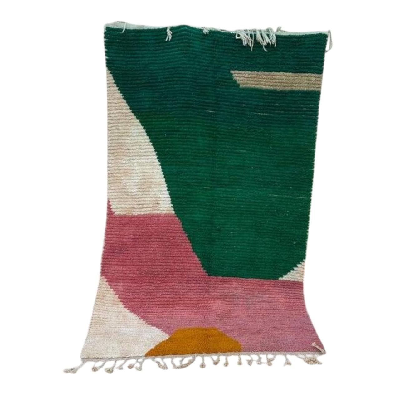 Ręcznie tkany dywan 250x150 cm, wełna, multikolor, Maroko