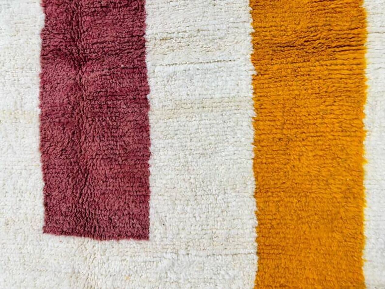 Ręcznie tkany dywan 250x150 cm, wełna, multikolor, Maroko - 199124