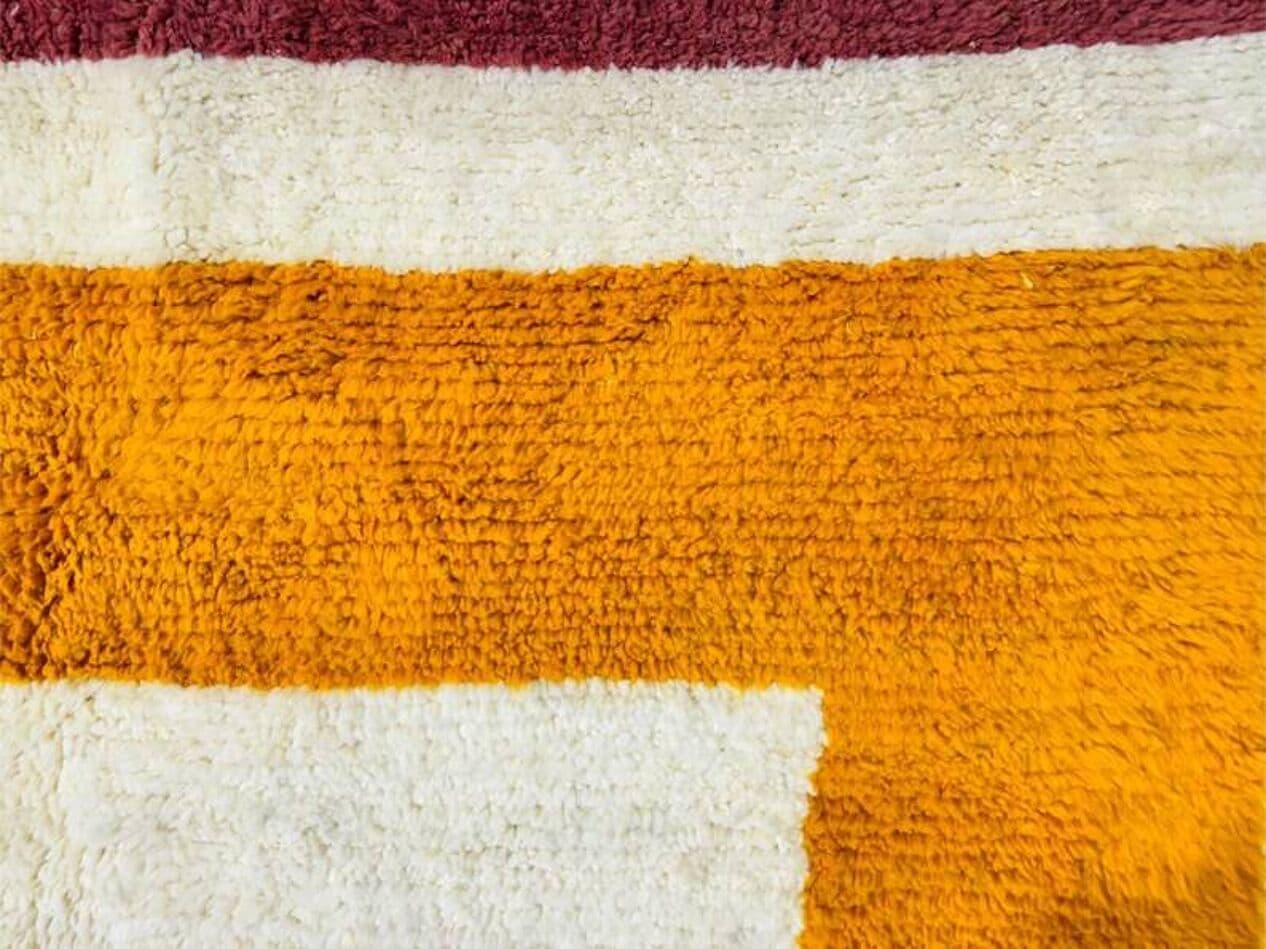 Ręcznie tkany dywan 250x150 cm, wełna, multikolor, Maroko - 199125