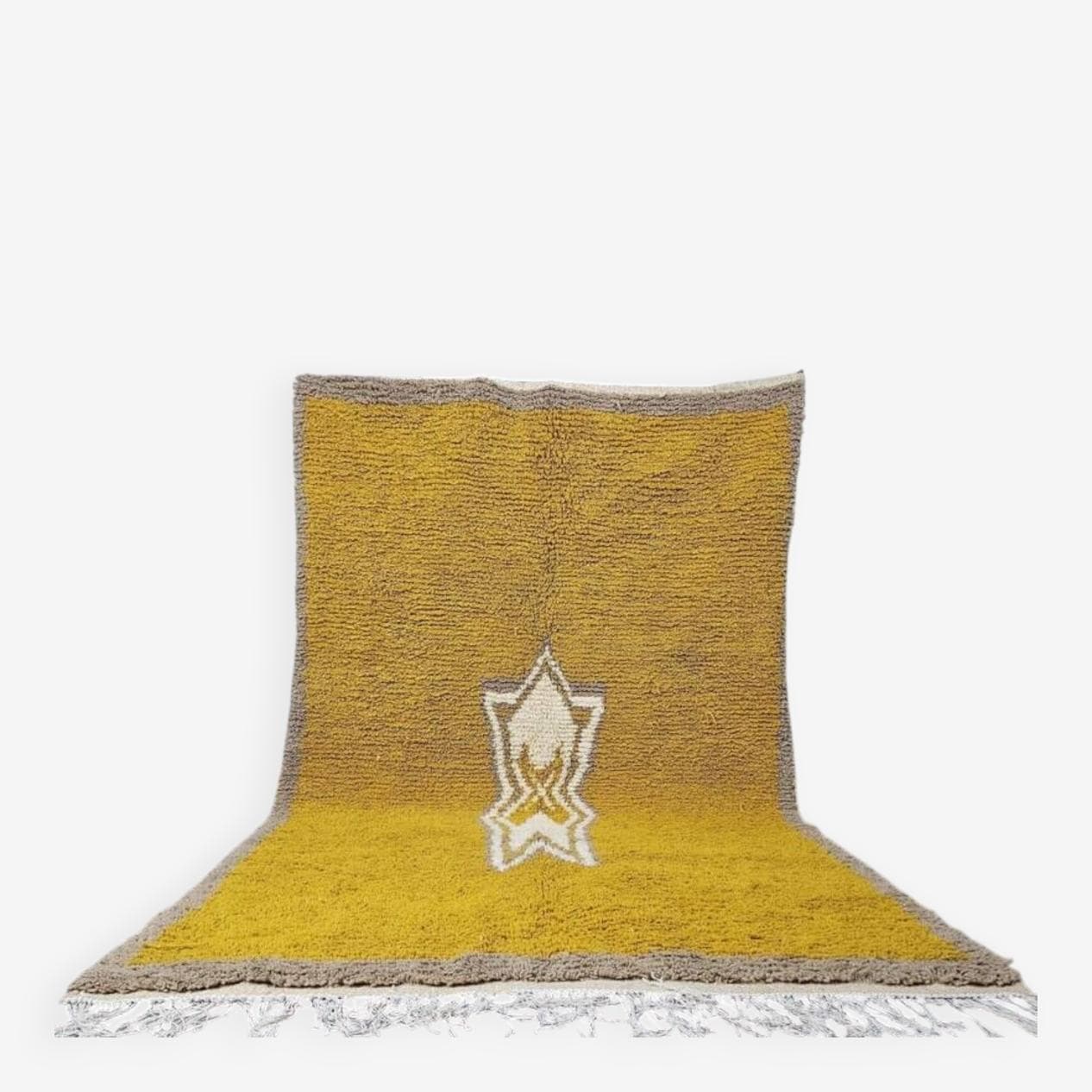 Ręcznie tkany dywan 200x300 cm, wełna, multikolor, Maroko - 199105