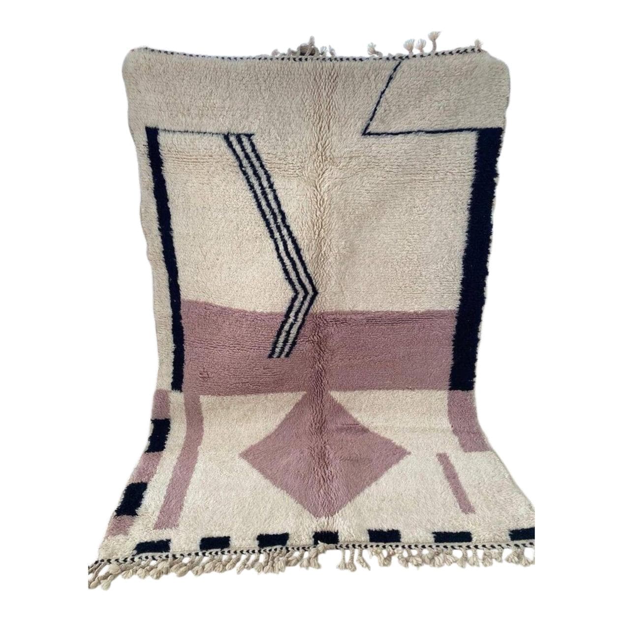 Ręcznie tkany dywan 250x150 cm, wełna, multikolor, Maroko