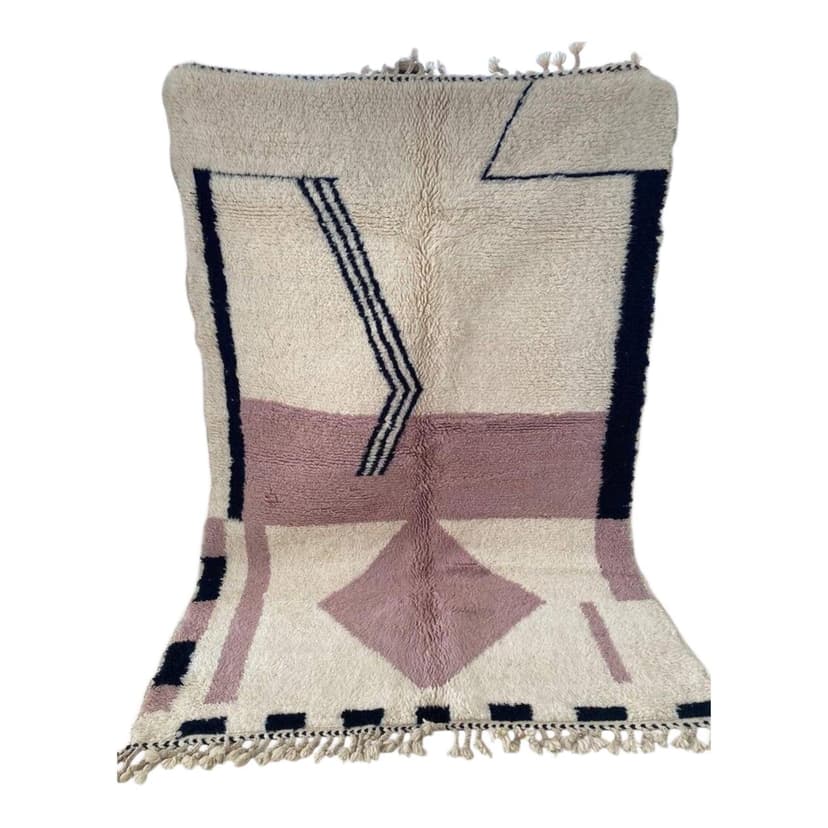 Ręcznie tkany dywan 250x150 cm, wełna, multikolor, Maroko