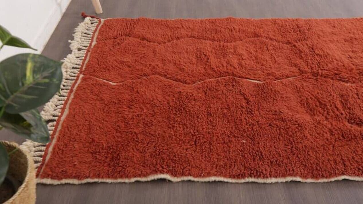 Ręcznie tkany dywan 250x150 cm, wełna, wielokolorowy, Maroko - 198804