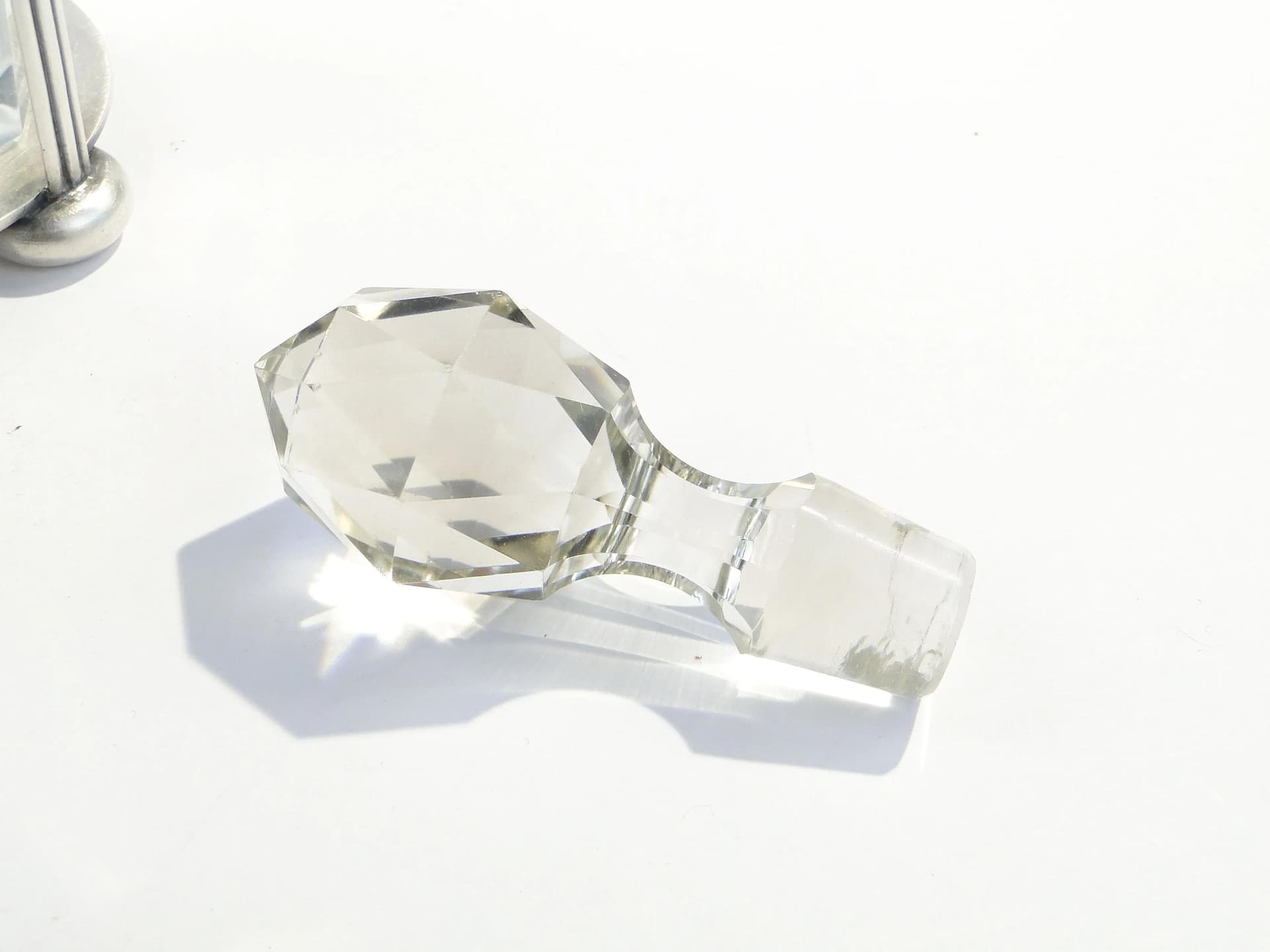 Condiment cruet set, Art Deco, silver metal, Germany, 1920s - 14094