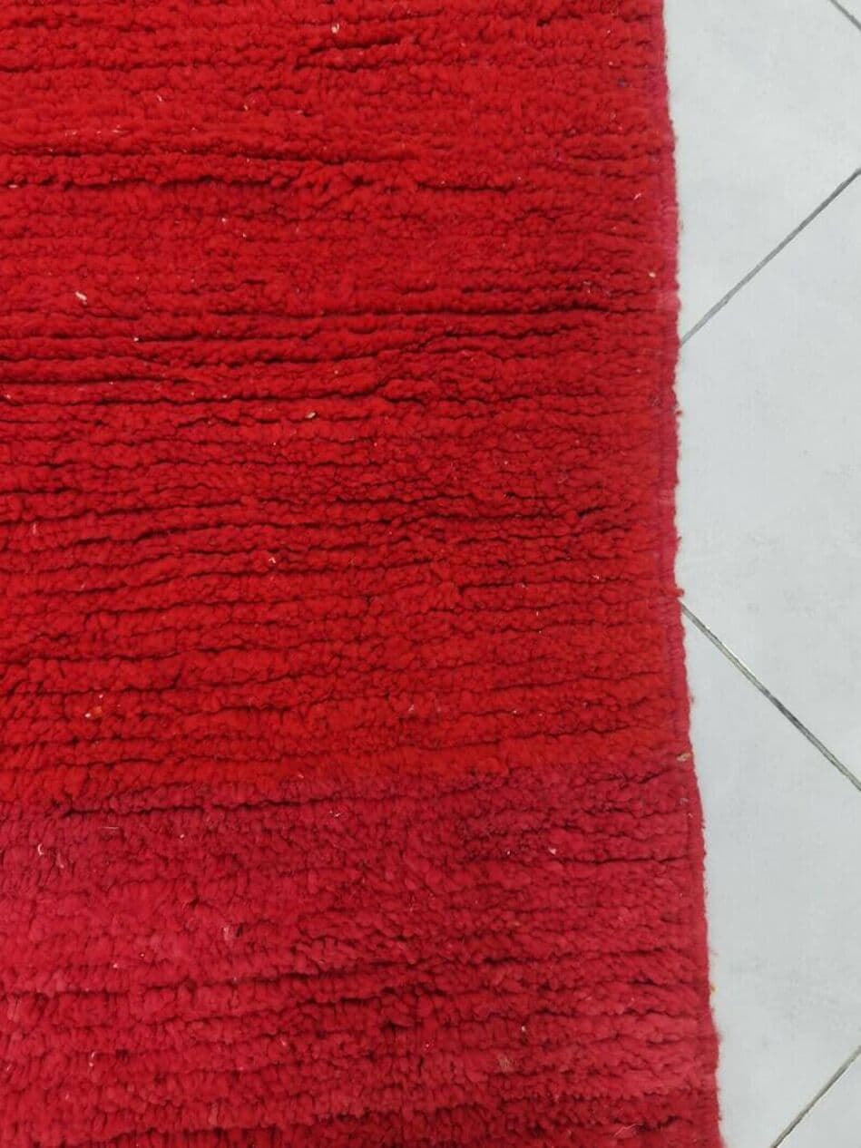Ręcznie tkany dywan 200x300 cm, wełna, czerwony, Maroko - 198750