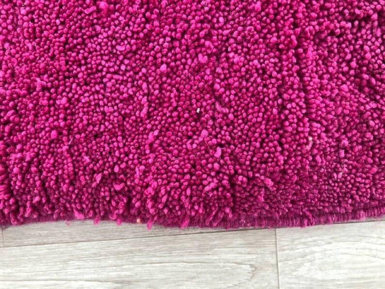 Handmade rug 200x300 cm, wool, pink, Morocco - 198704
