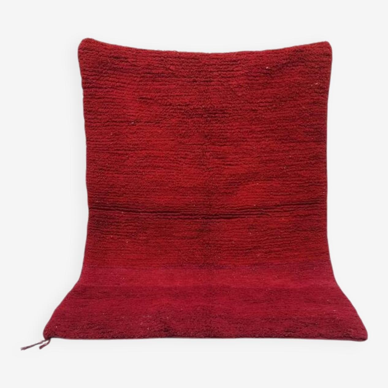 Ręcznie tkany dywan 250x150 cm, wełna, czerwony, Maroko - 198527